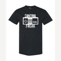 Control Freak (Retro Game Controller) — Classic Tee / Black