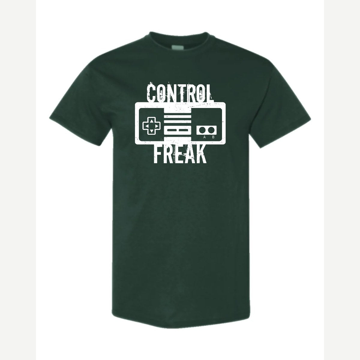 Control Freak (Retro Game Controller) — Classic Tee / Forest Green