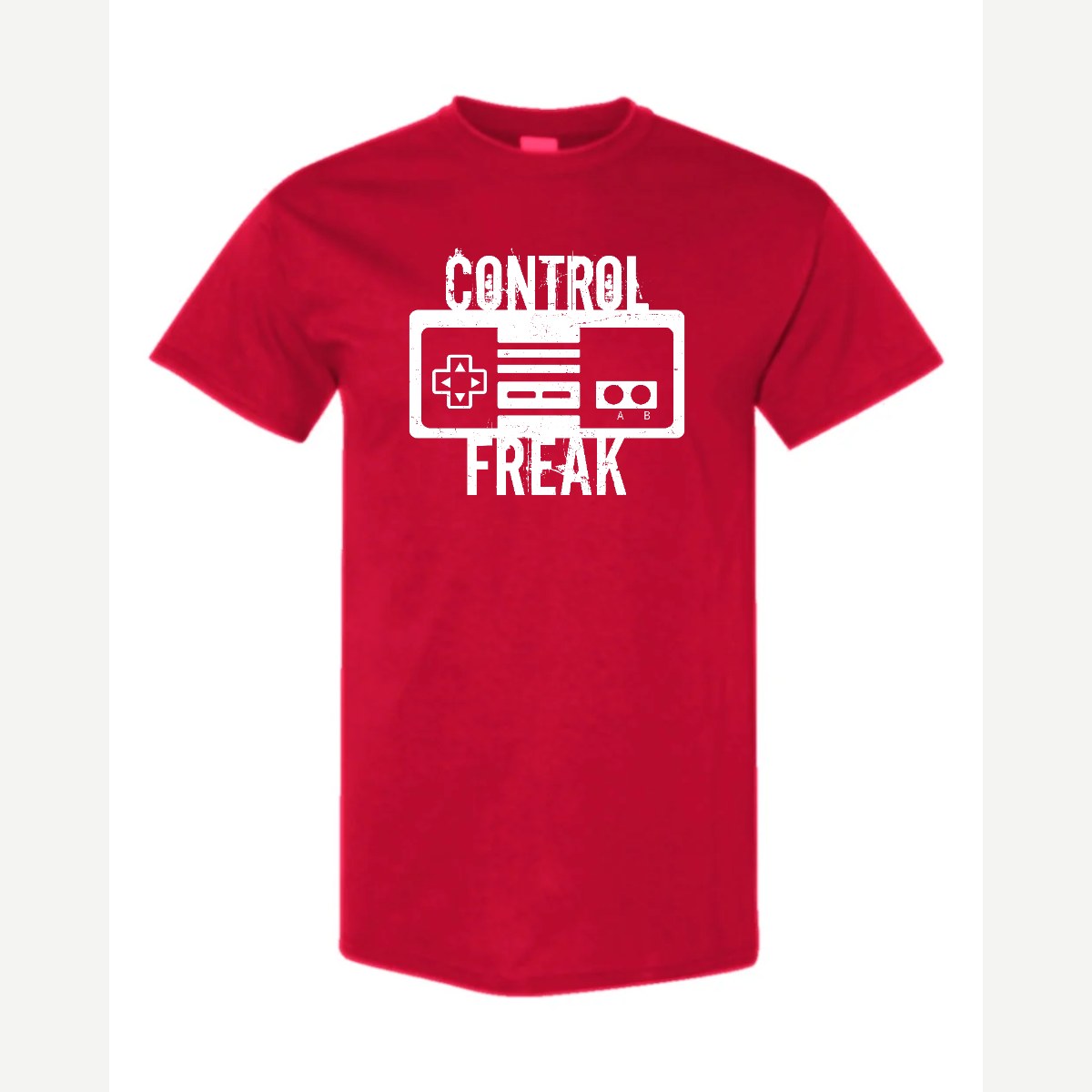Control Freak (Retro Game Controller) — Classic Tee / Red