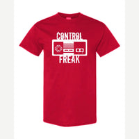 Control Freak (Retro Game Controller) — Classic Tee / Red