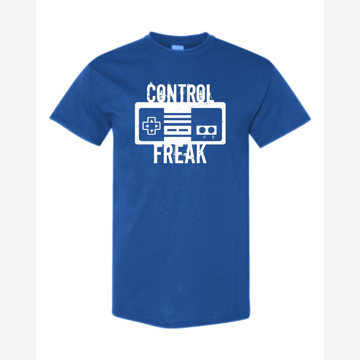 Control Freak (Retro Game Controller) — Classic Tee / Royal
