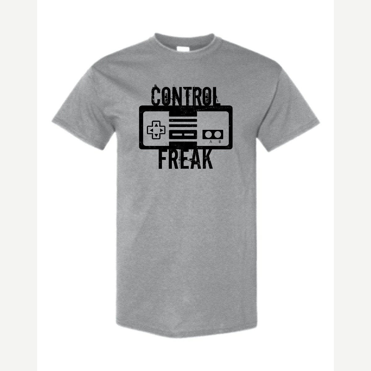 Control Freak (Retro Game Controller) — Classic Tee / Sport Grey