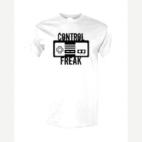 Control Freak (Retro Game Controller) — Classic Tee / White