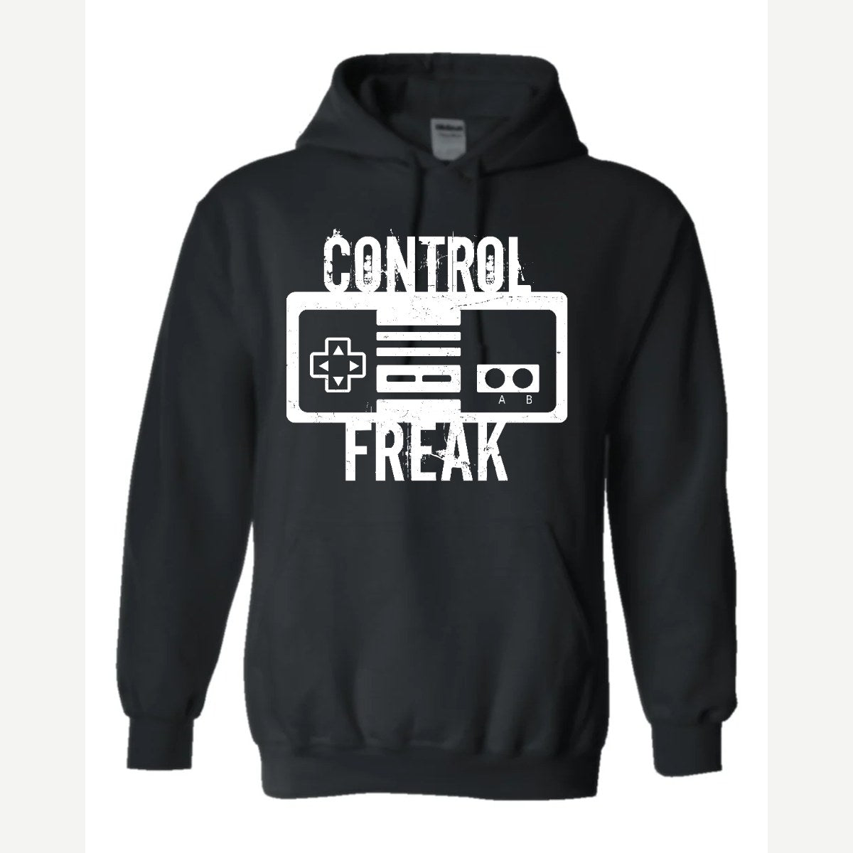 Control Freak (Retro Game Controller) — Hoodie / Black