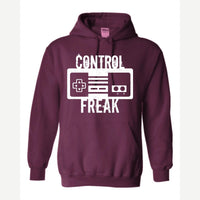 Control Freak (Retro Game Controller) — Hoodie / Maroon