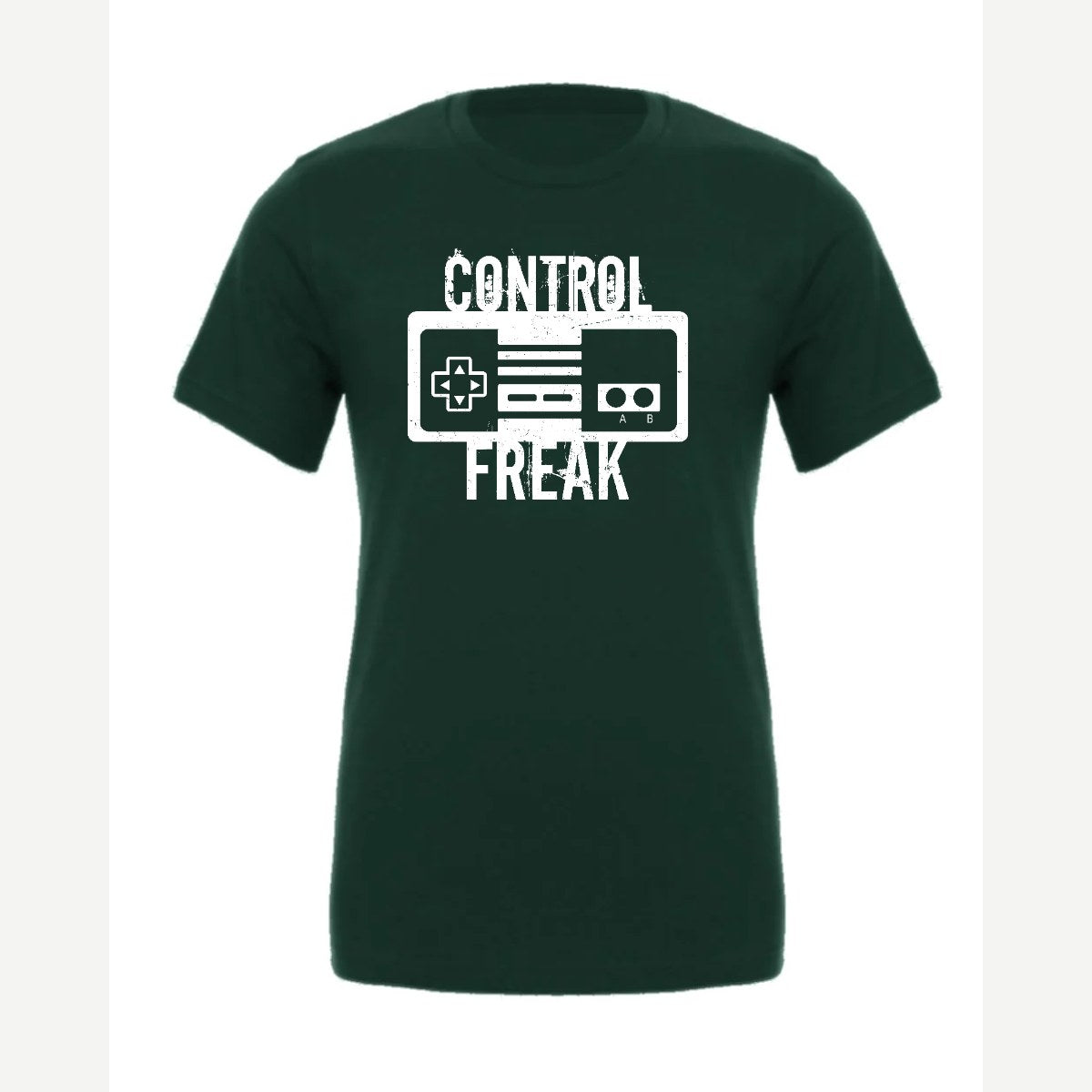 Control Freak (Retro Game Controller) — Premium Tee / Forest