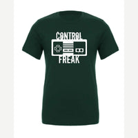 Control Freak (Retro Game Controller) — Premium Tee / Forest