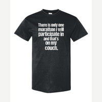 Couch Marathon — Classic Tee / Black