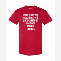 Couch Marathon — Classic Tee / Red