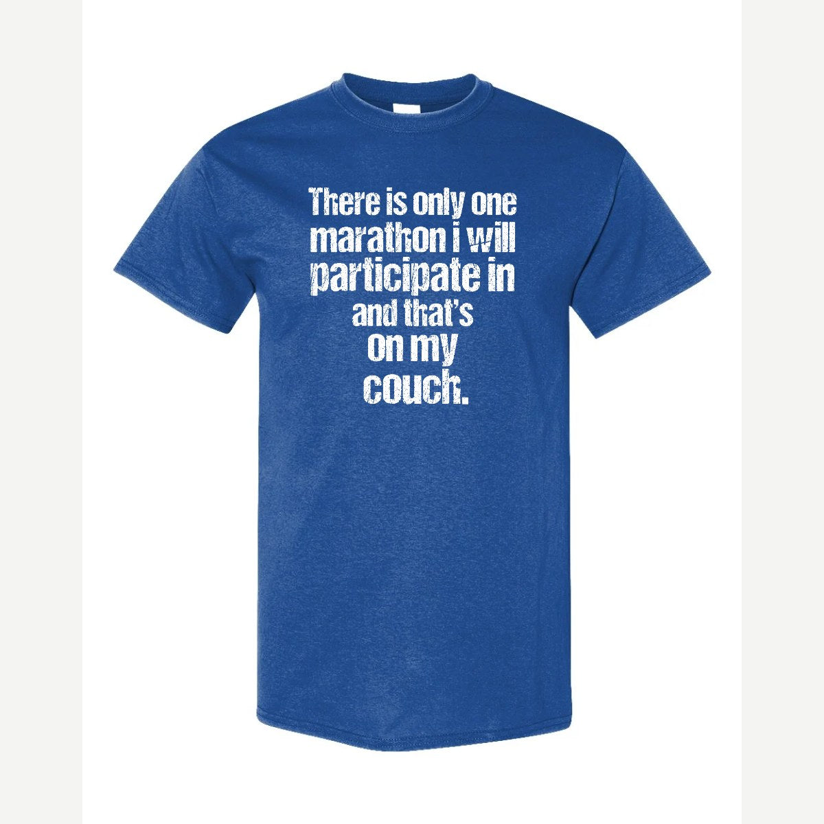 Couch Marathon — Classic Tee / Royal