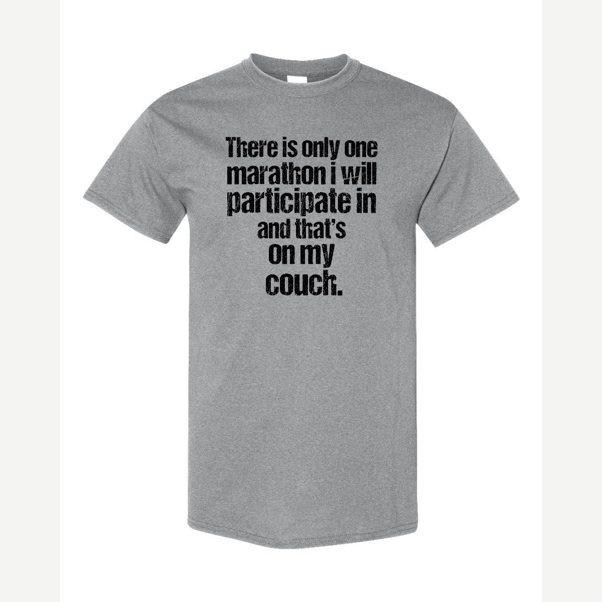 Couch Marathon — Classic Tee / Sport Grey