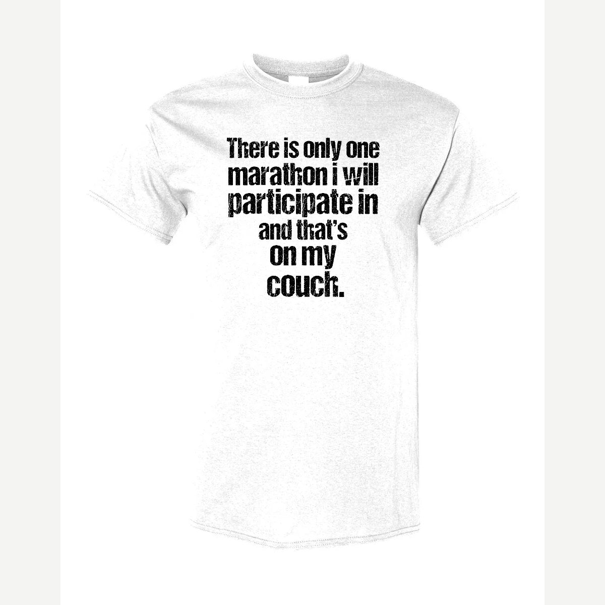 Couch Marathon — Classic Tee / White
