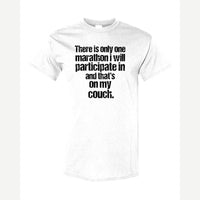 Couch Marathon — Classic Tee / White
