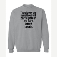 Couch Marathon — Crewneck Sweatshirt / Sport Grey