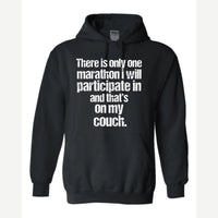 Couch Marathon — Hoodie / Black