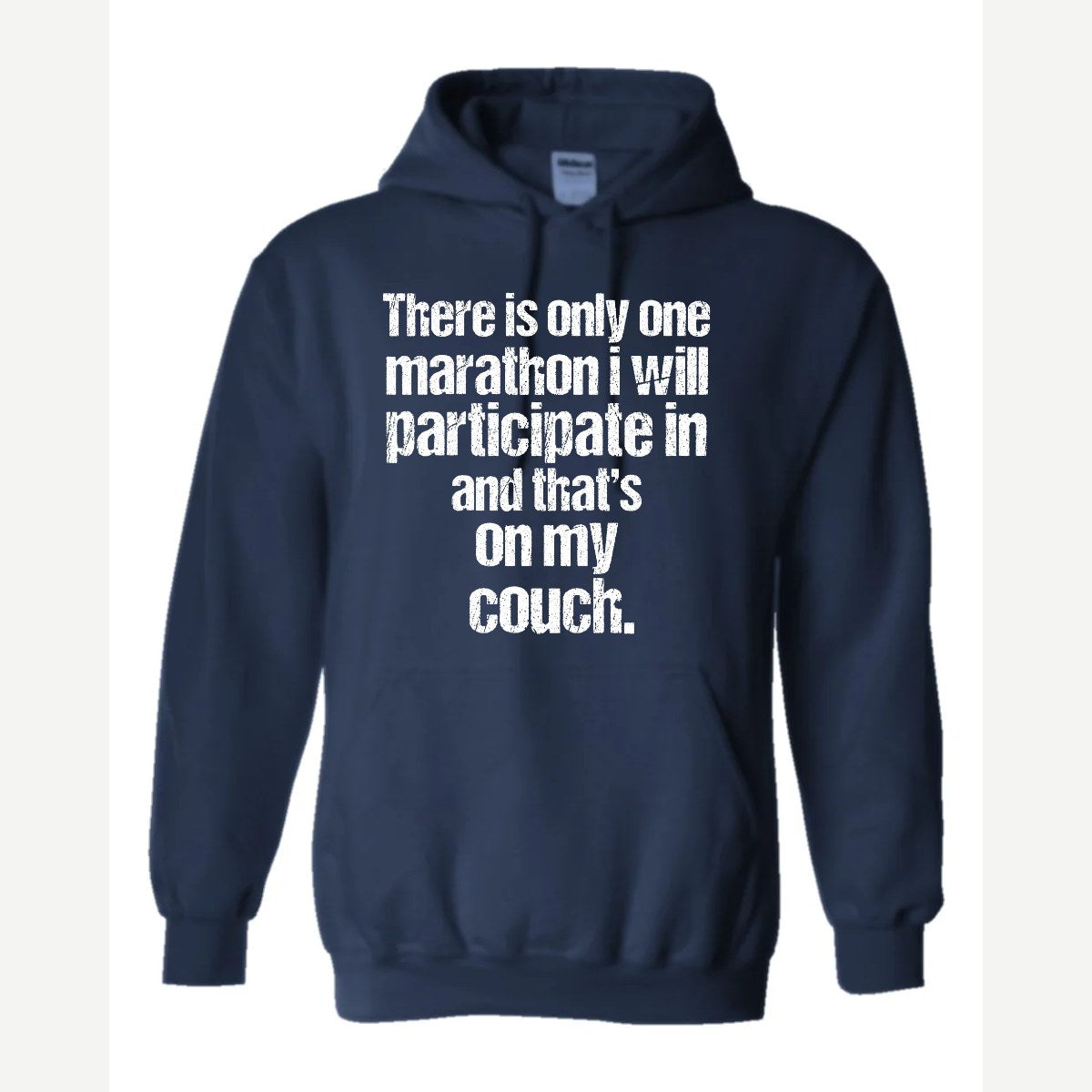 Couch Marathon — Hoodie / Navy