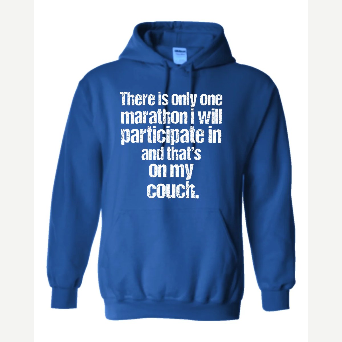 Couch Marathon — Hoodie / Royal