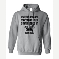 Couch Marathon — Hoodie / Sport Grey