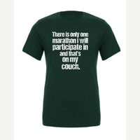 Couch Marathon — Premium Tee / Forest