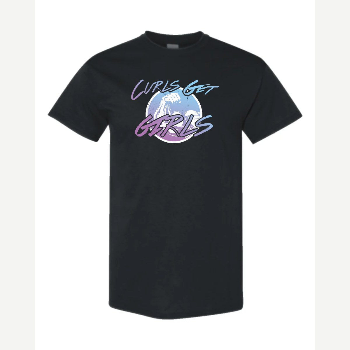Curls Get Girls — Classic Tee / Black