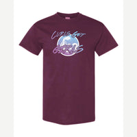 Curls Get Girls — Classic Tee / Maroon