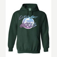 Curls Get Girls — Hoodie / Forest Green
