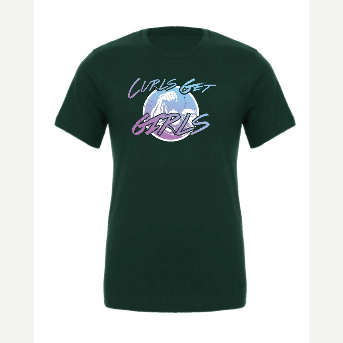 Curls Get Girls — Premium Tee / Forest
