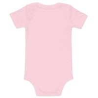 Custom Baby Bodysuit (Bella+Canvas 100B) - Pink (back)