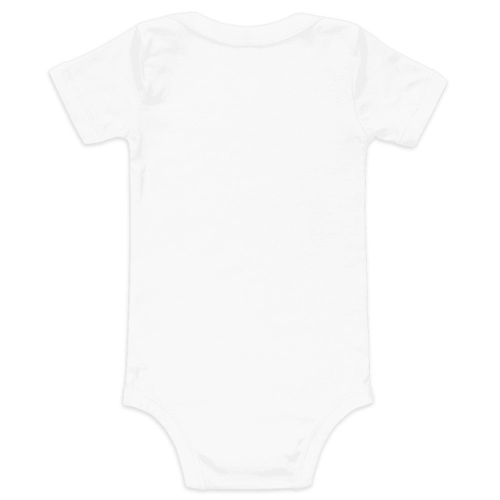 Custom Baby Bodysuit (Bella+Canvas 100B) - White (back)