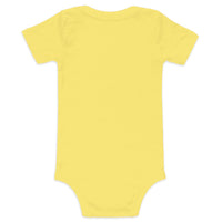 Custom Baby Bodysuit (Bella+Canvas 100B) - Yellow (back)