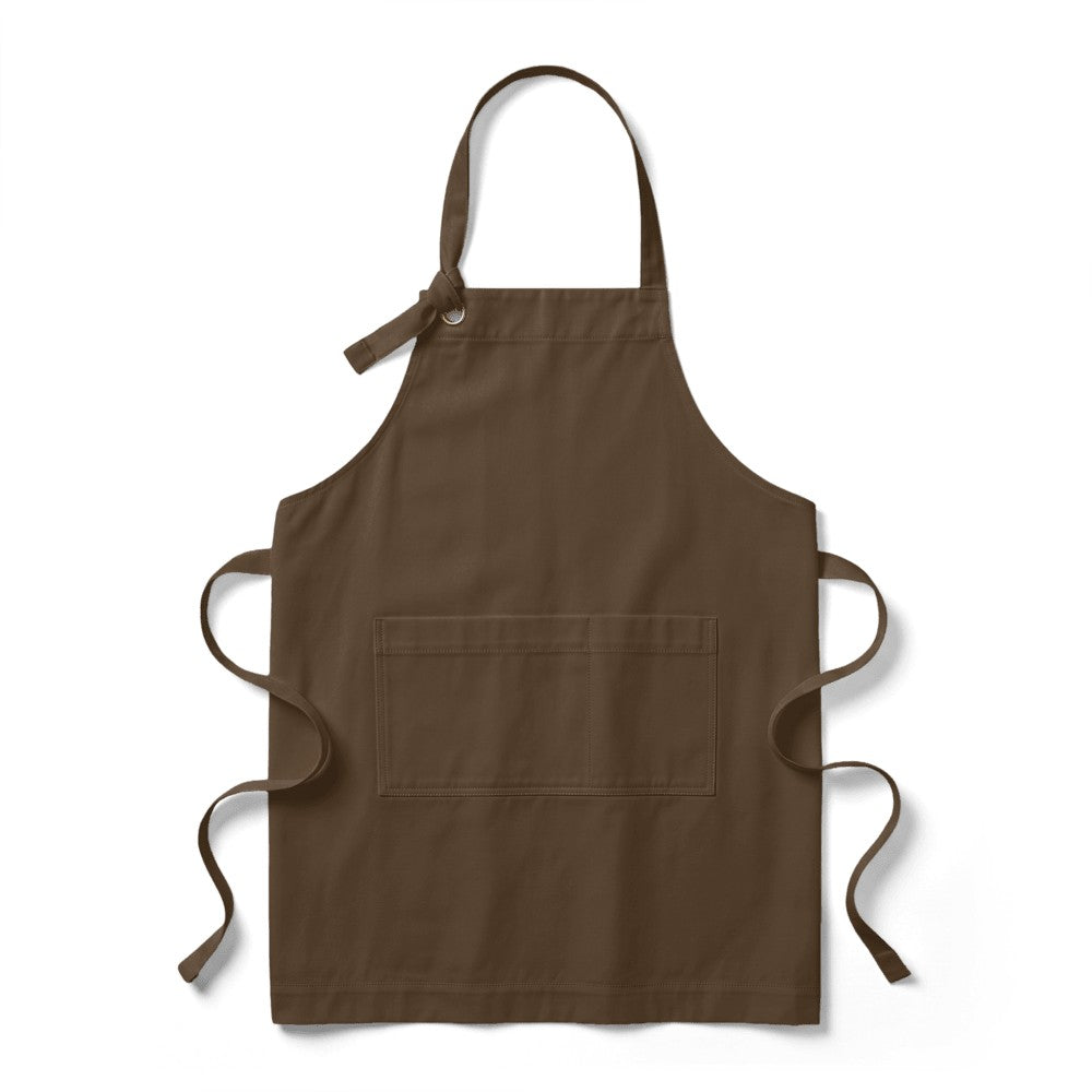 Custom Bib Apron (Port Authority A900) - Brown