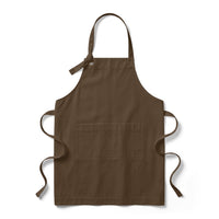 Custom Bib Apron (Port Authority A900) - Brown
