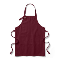 Custom Bib Apron (Port Authority A900) - Burgundy