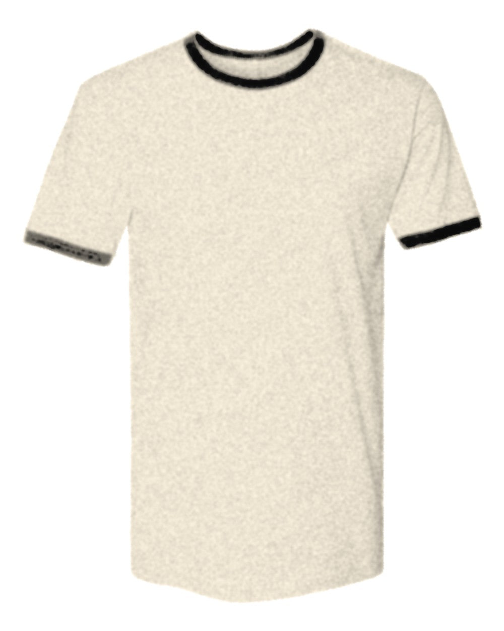 Custom Ringer T-Shirt (Next Level 3604) - Natural / Black