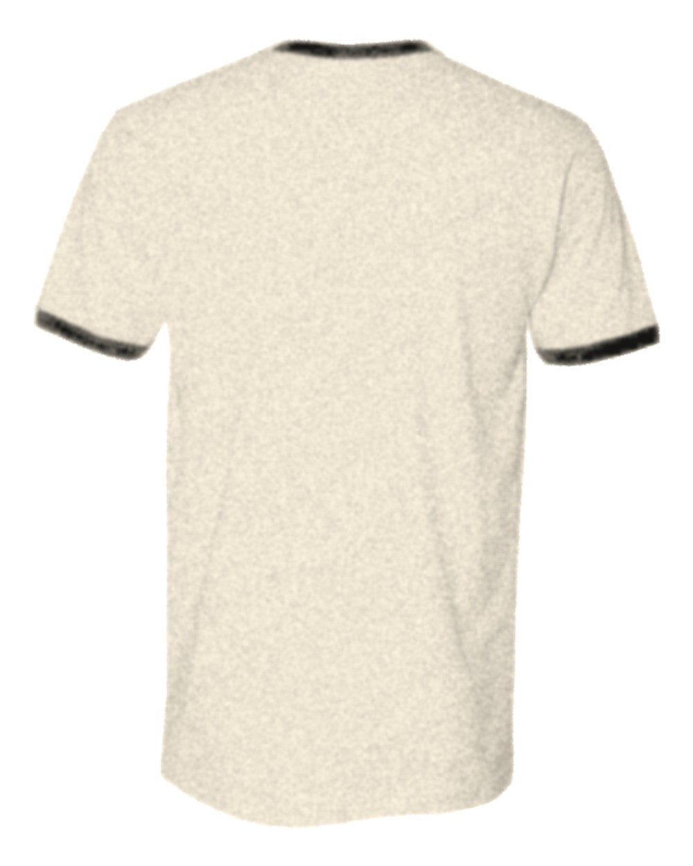 Custom Ringer T-Shirt (Next Level 3604) - Natural / Midnight Navy (back)