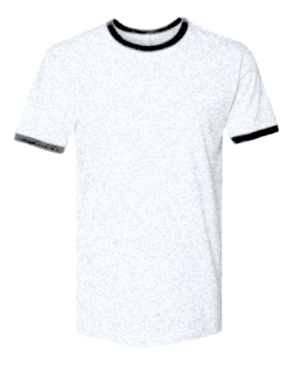 Custom Ringer T-Shirt (Next Level 3604) - White / Black