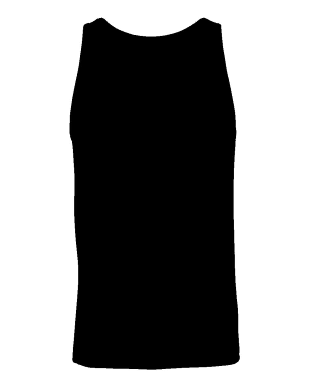Custom Tank Top (Bella+Canvas 3480) - Black (back)