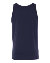 Custom Tank Top (Bella+Canvas 3480) - Navy (back)