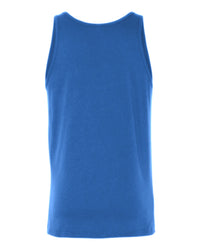 Custom Tank Top (Bella+Canvas 3480) - True Royal (back)
