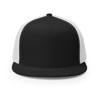 Custom Trucker Hat (Yupoong 6006) - Black/ White