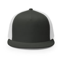 Custom Trucker Hat (Yupoong 6006) - Charcoal/ White
