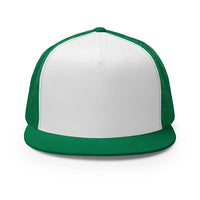 Custom Trucker Hat (Yupoong 6006) - Kelly/ White/ Kelly