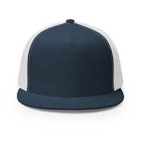 Custom Trucker Hat (Yupoong 6006) - Navy/ White