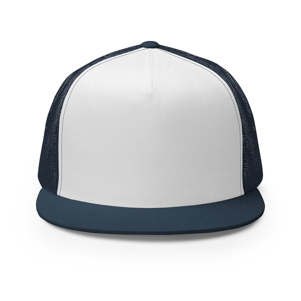Custom Trucker Hat (Yupoong 6006) - Navy/ White/ Navy