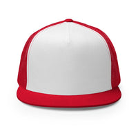 Custom Trucker Hat (Yupoong 6006) - Red/ White/ Red