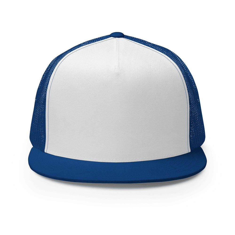 Custom Trucker Hat (Yupoong 6006) - Royal/ White/ Royal