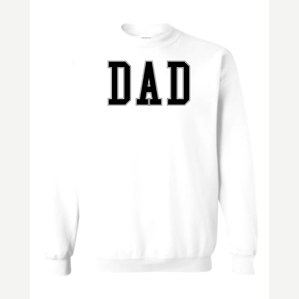 Dad — Crewneck Sweatshirt / White