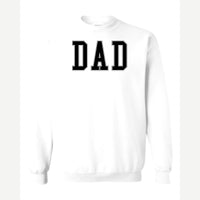 Dad — Crewneck Sweatshirt / White