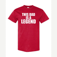 Dad Legend — Classic Tee / Red