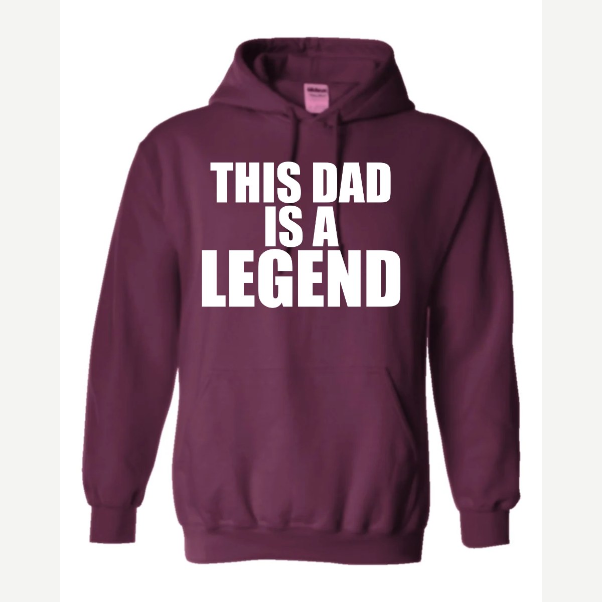 Dad Legend — Hoodie / Maroon